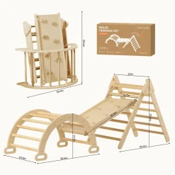 Tiny Land® 7-in-1 Montessori Climbing Set