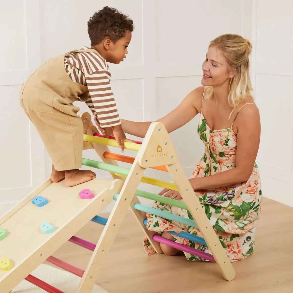 Tiny Land® 7-in-1 Rainbow Climbing Set