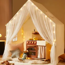 Tiny Land® Large Space Play House with Star Lights