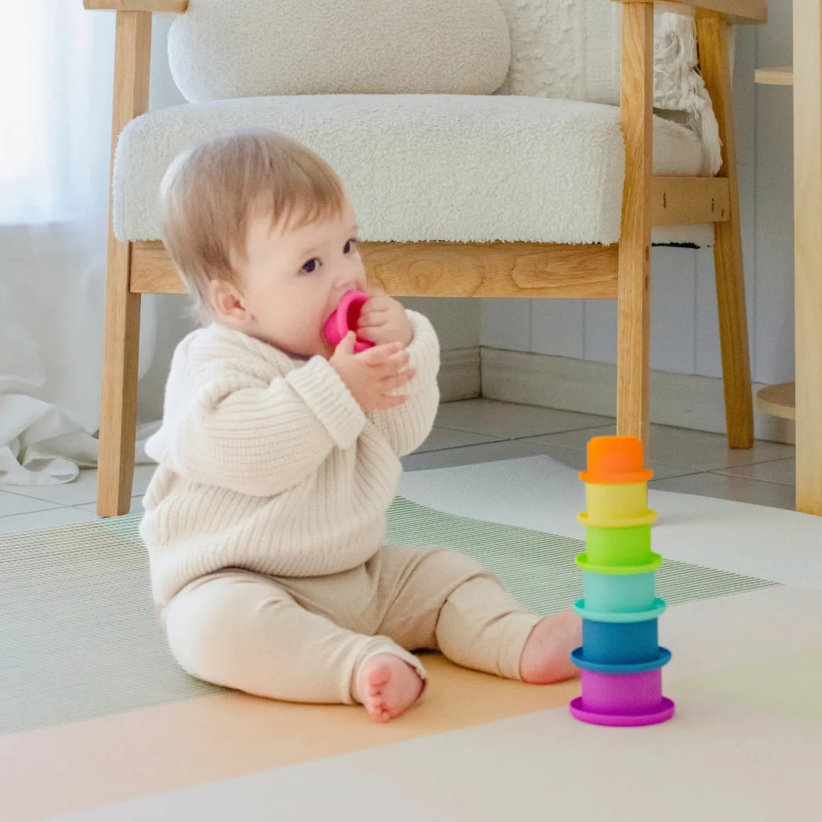 Tiny Land® Montessori Toys Set for Newborns (7-9 month)