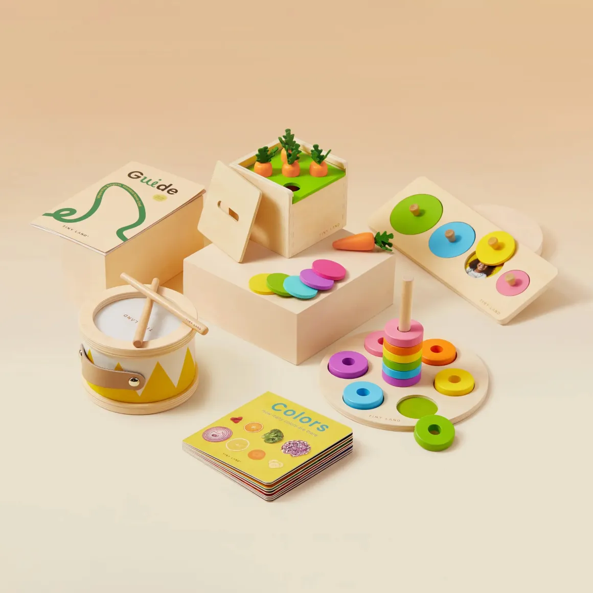 Tiny Land® Montessori Toys Set for Toddlers (13-15 month)