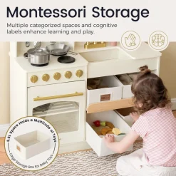 Tiny Land® Serenity Play Kitchen - Cream
