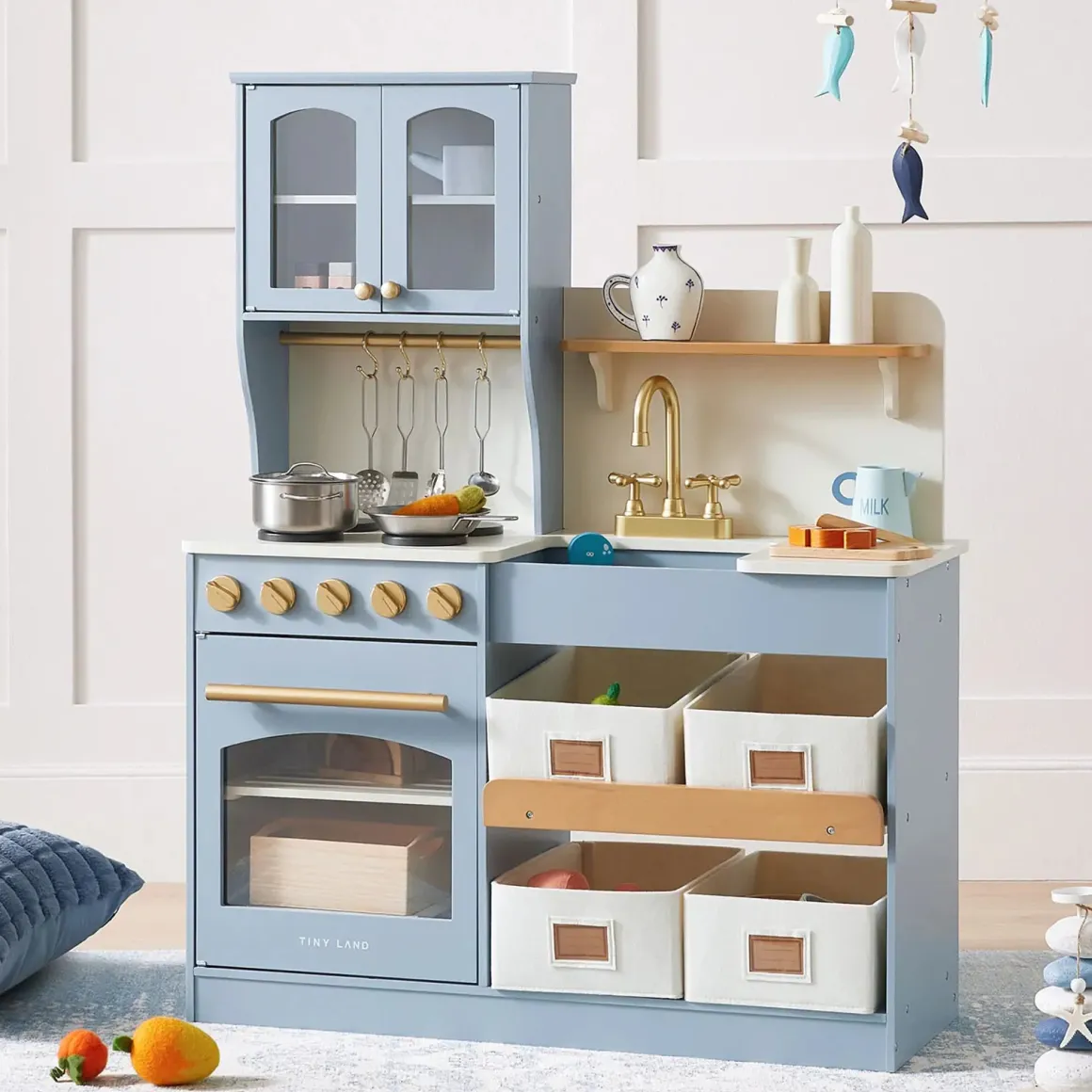 Tiny Land® Serenity Play Kitchen - Lagoon Blue