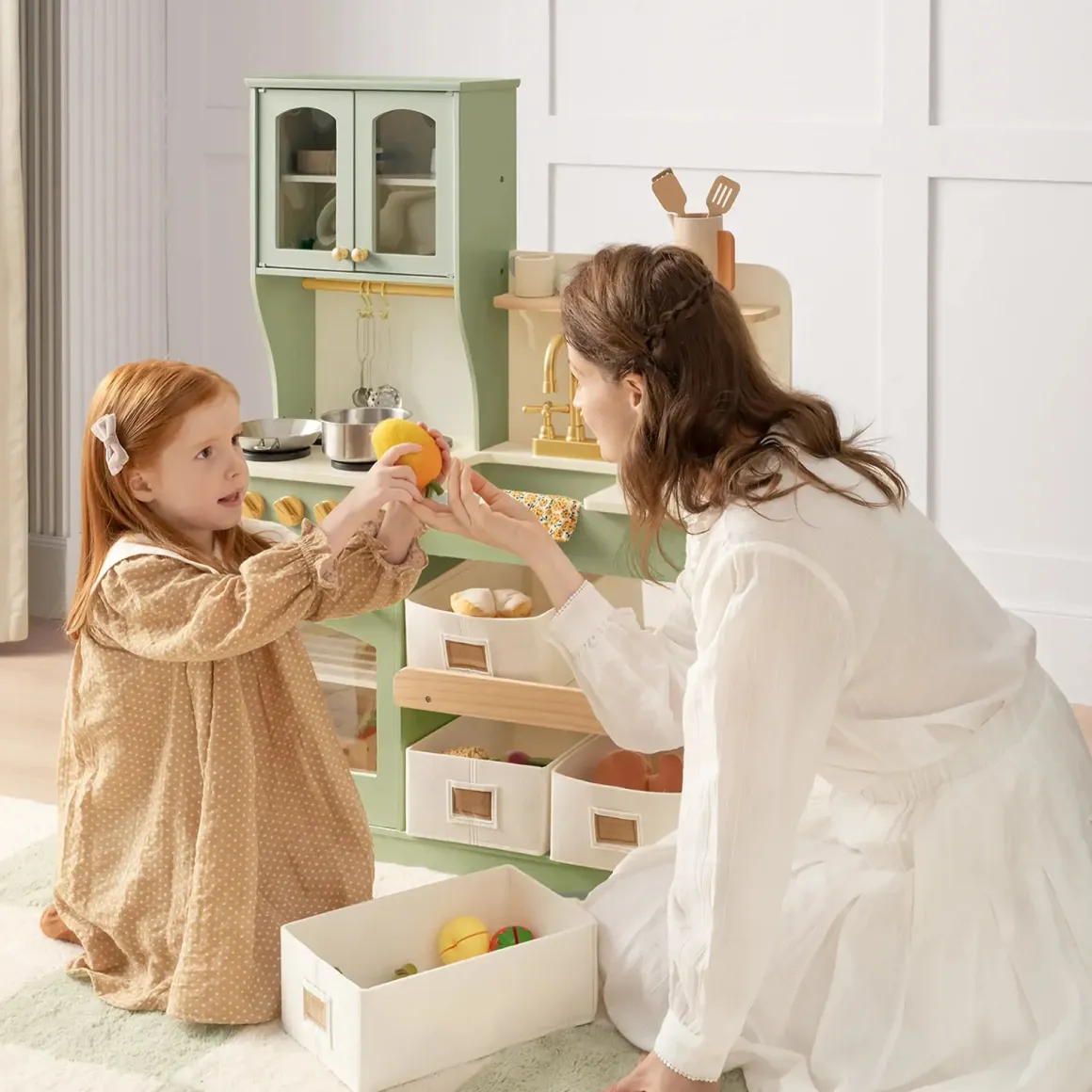 Tiny Land® Serenity Play Kitchen - Sage Green