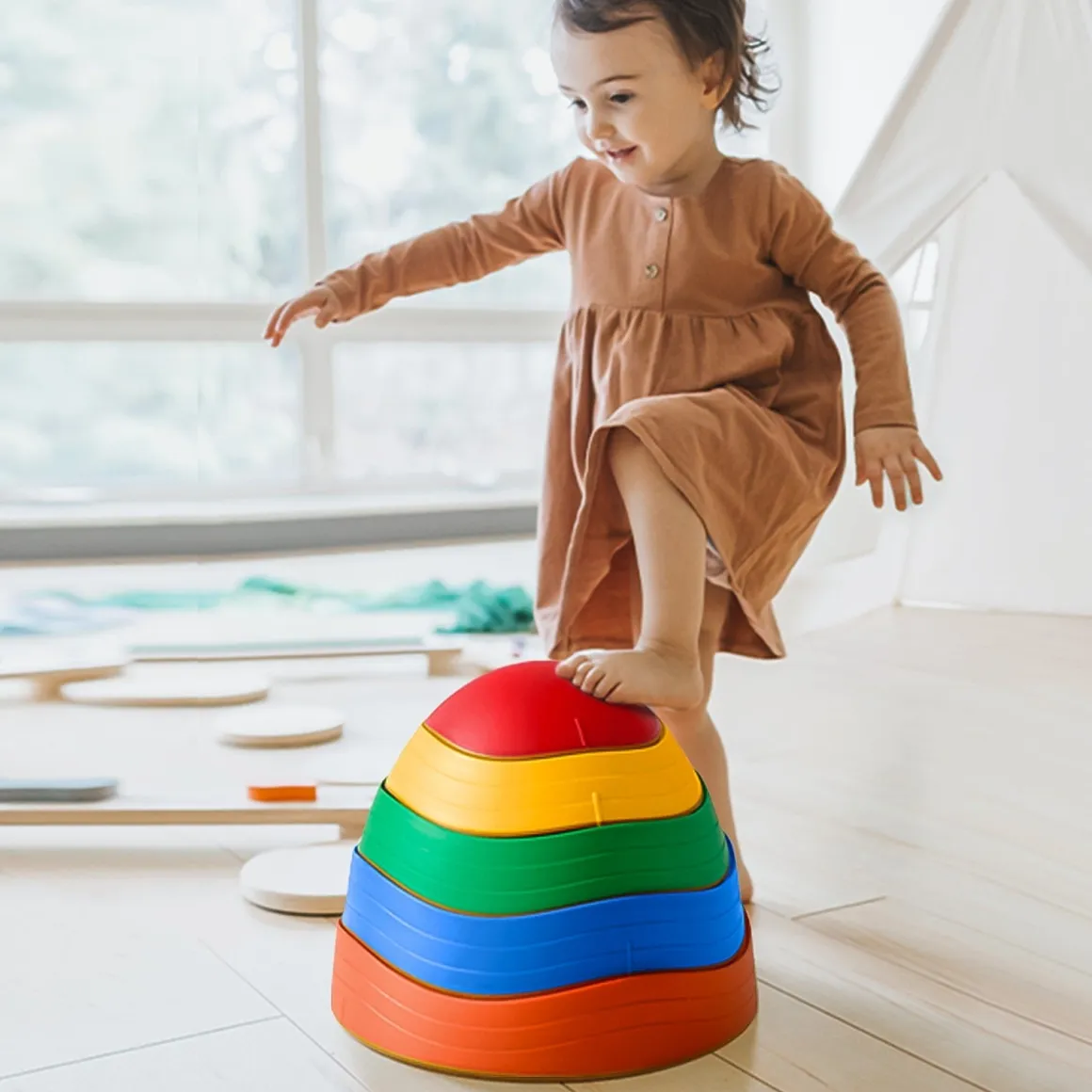 Tiny Land® Stepping Stones - Rainbow Color