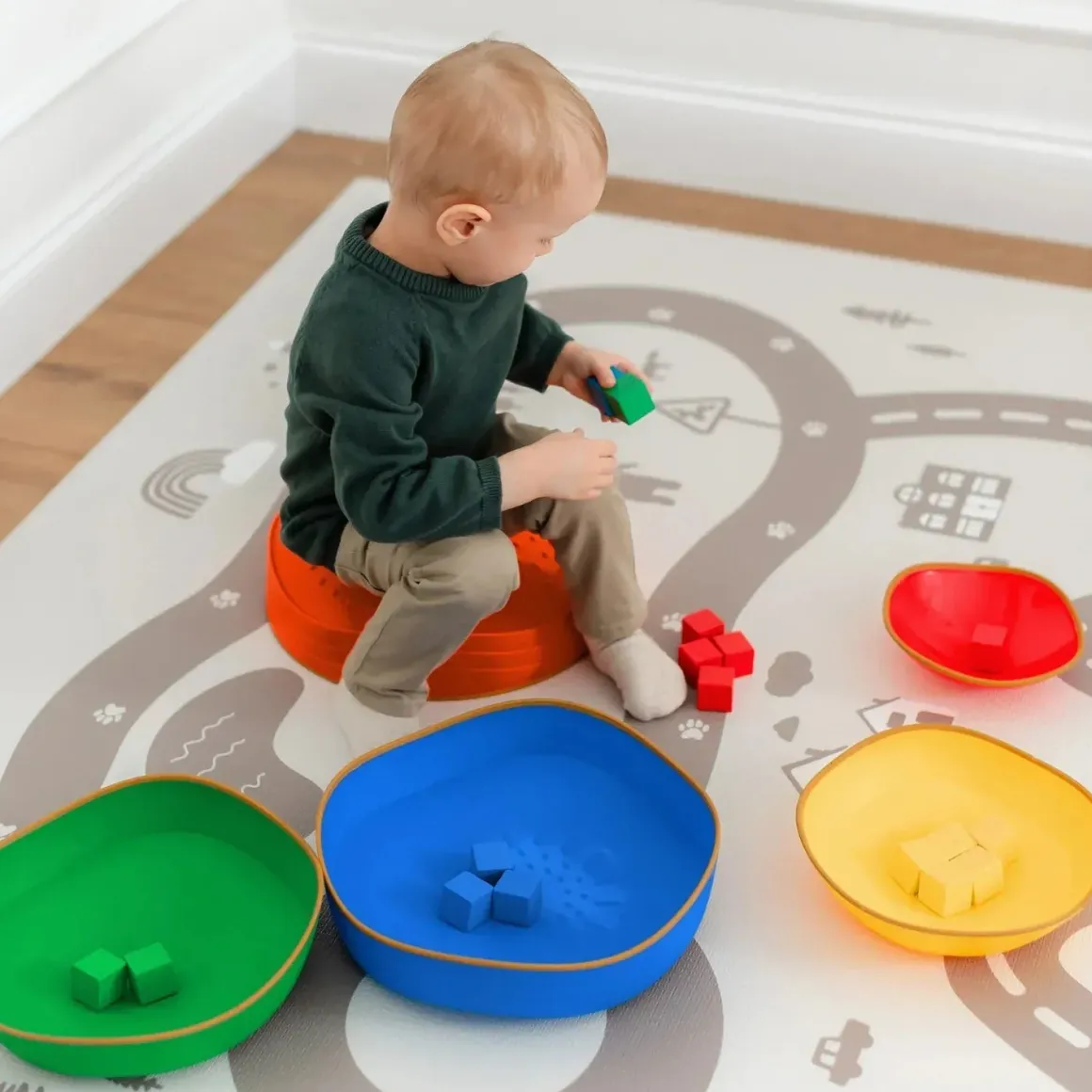 Tiny Land® Stepping Stones - Rainbow Color