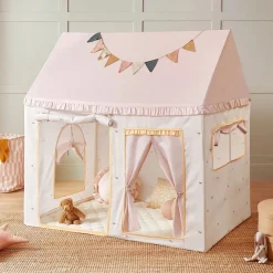 Tiny Land® Sweet Citrus Kid's Play Tent - Creamy white/pink