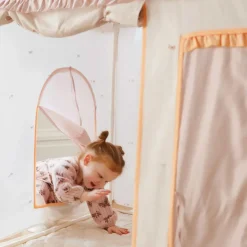 Tiny Land® Sweet Citrus Kid's Play Tent - Creamy white/pink