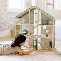 Tiny Land® Sweetwood Evergreen Dollhouse without Dolls