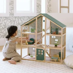 Tiny Land® Sweetwood Evergreen Dollhouse without Dolls