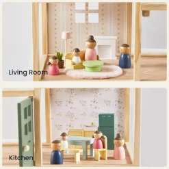 Tiny Land® Sweetwood Evergreen Dollhouse without Dolls