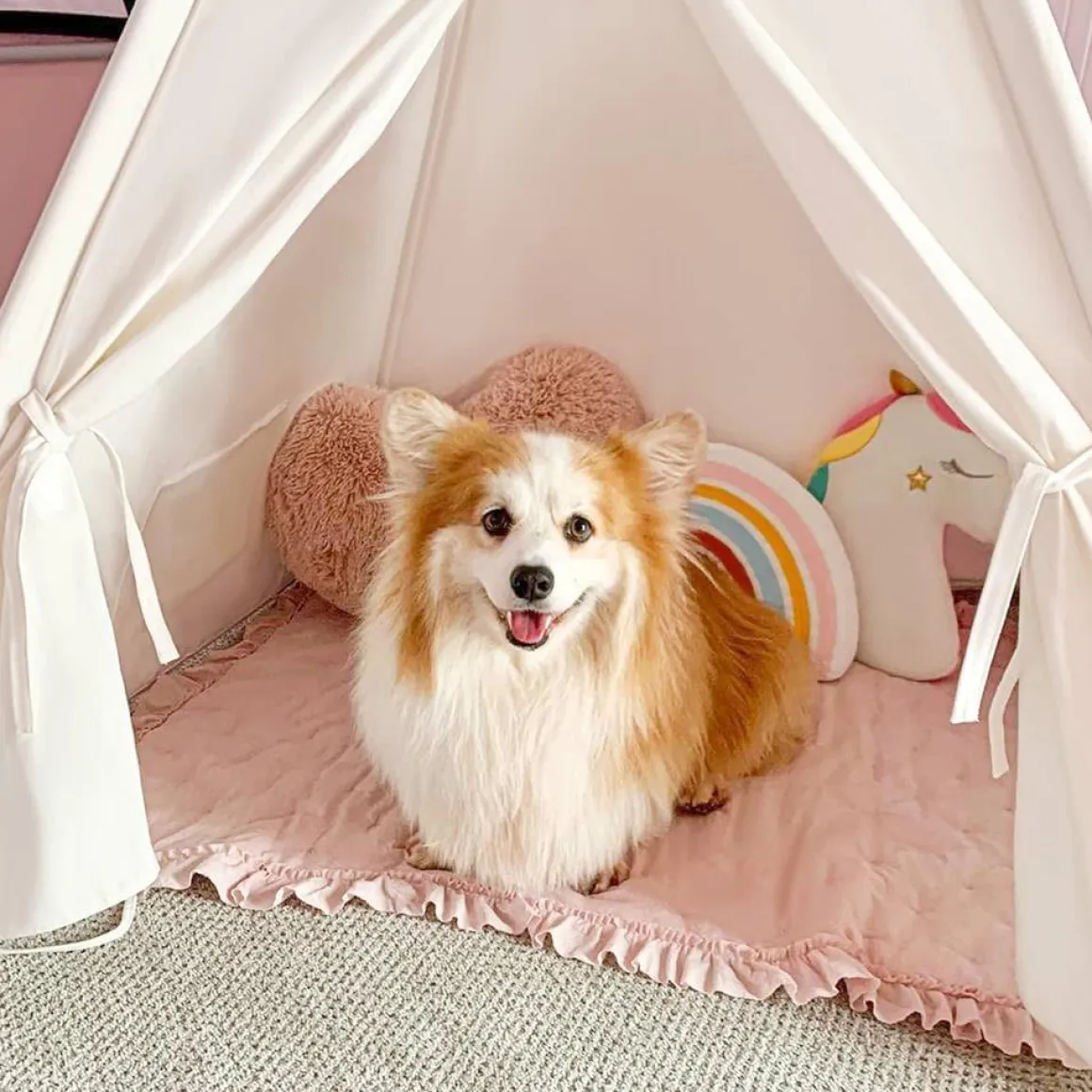 Tiny Land® Teepee for Kids with Mat