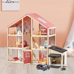 Tiny Land® Wooden Dollhouse - Garage