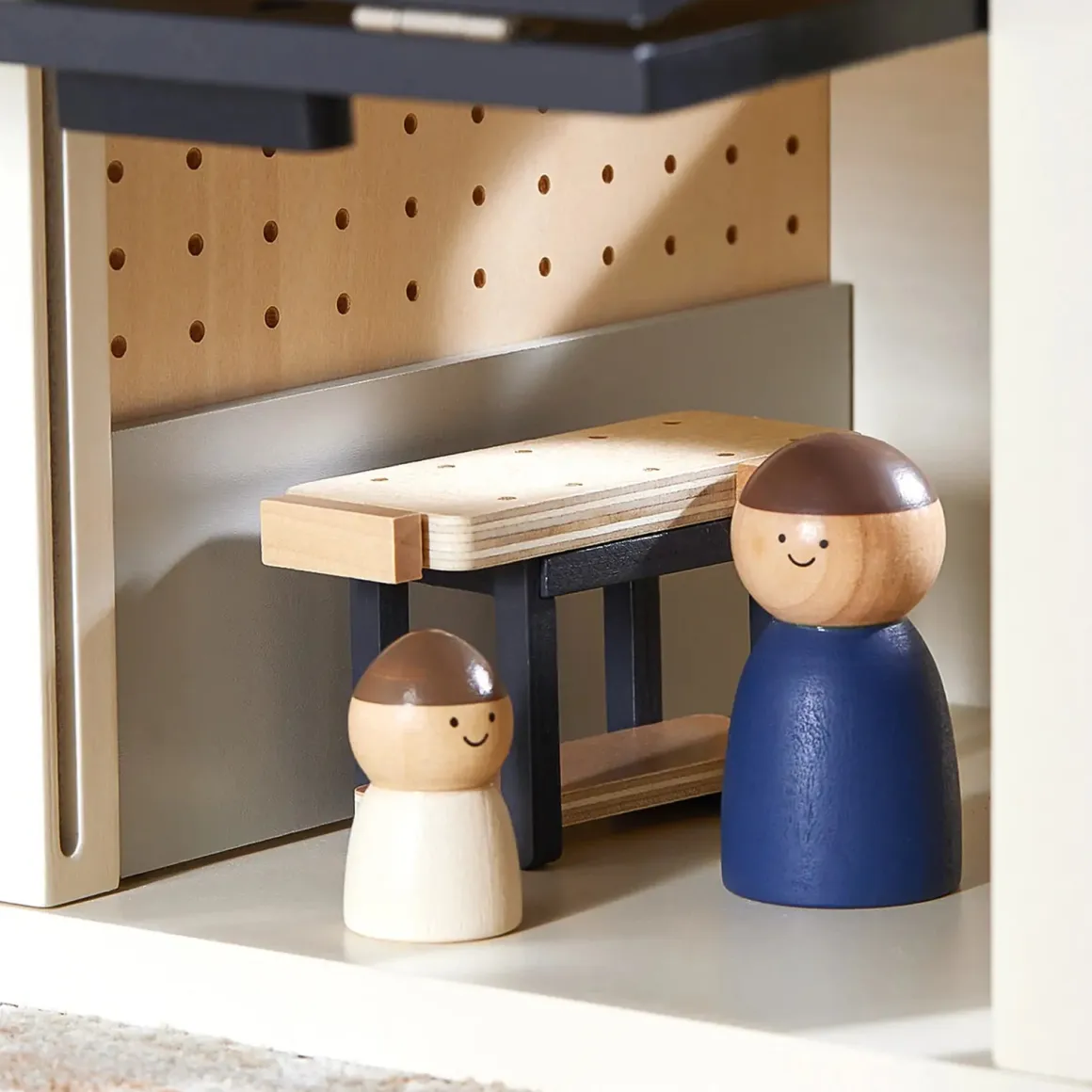 Tiny Land® Wooden Dollhouse - Garage