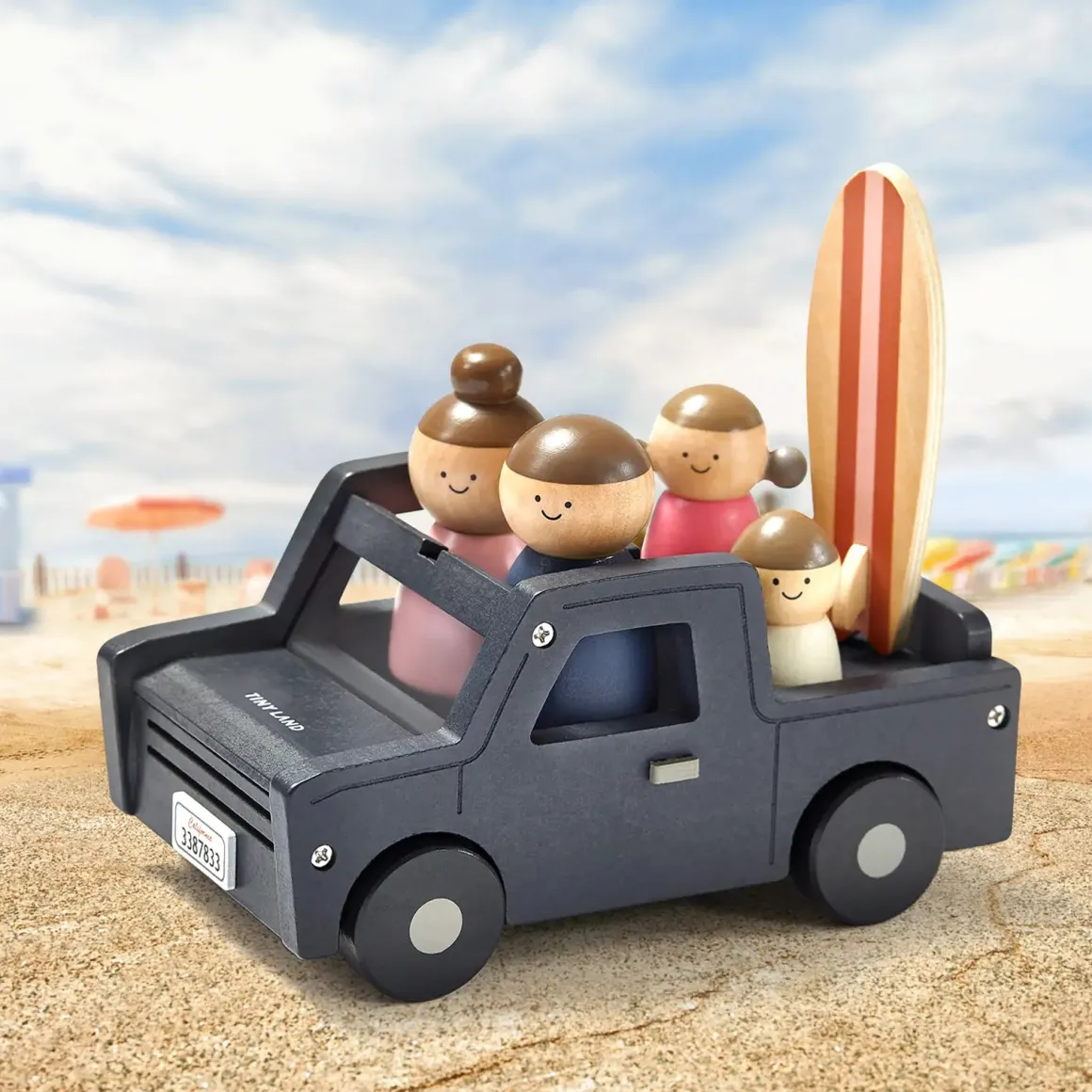 Tiny Land® Wooden Dollhouse - Garage