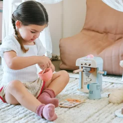 Tiny Land® Wooden Kids Play Coffee Maker Set