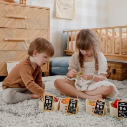 Tiny Land® Wooden Play Food For Kitchen with NO rack