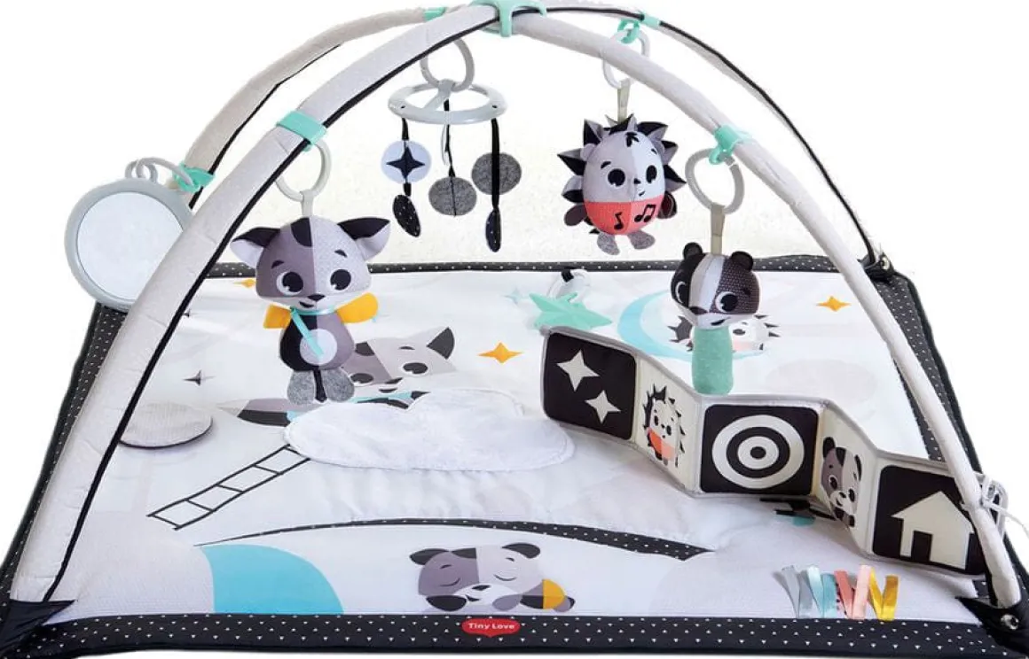 Tiny Love Magical Tales Black & White Gymini Activity Play Mat With Book