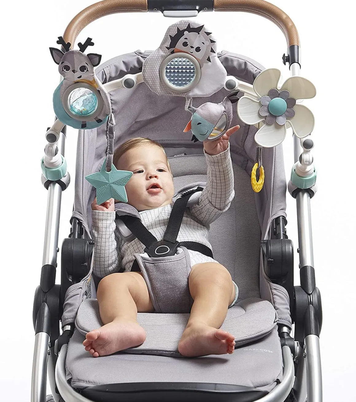 Tiny Love Sunny Stroll Stroller Arch - Magical Tales Black & White