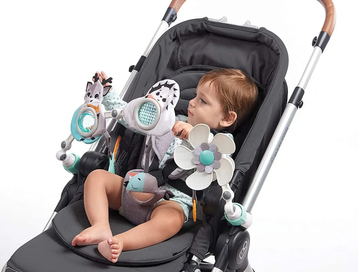Tiny Love Sunny Stroll Stroller Arch - Magical Tales Black & White