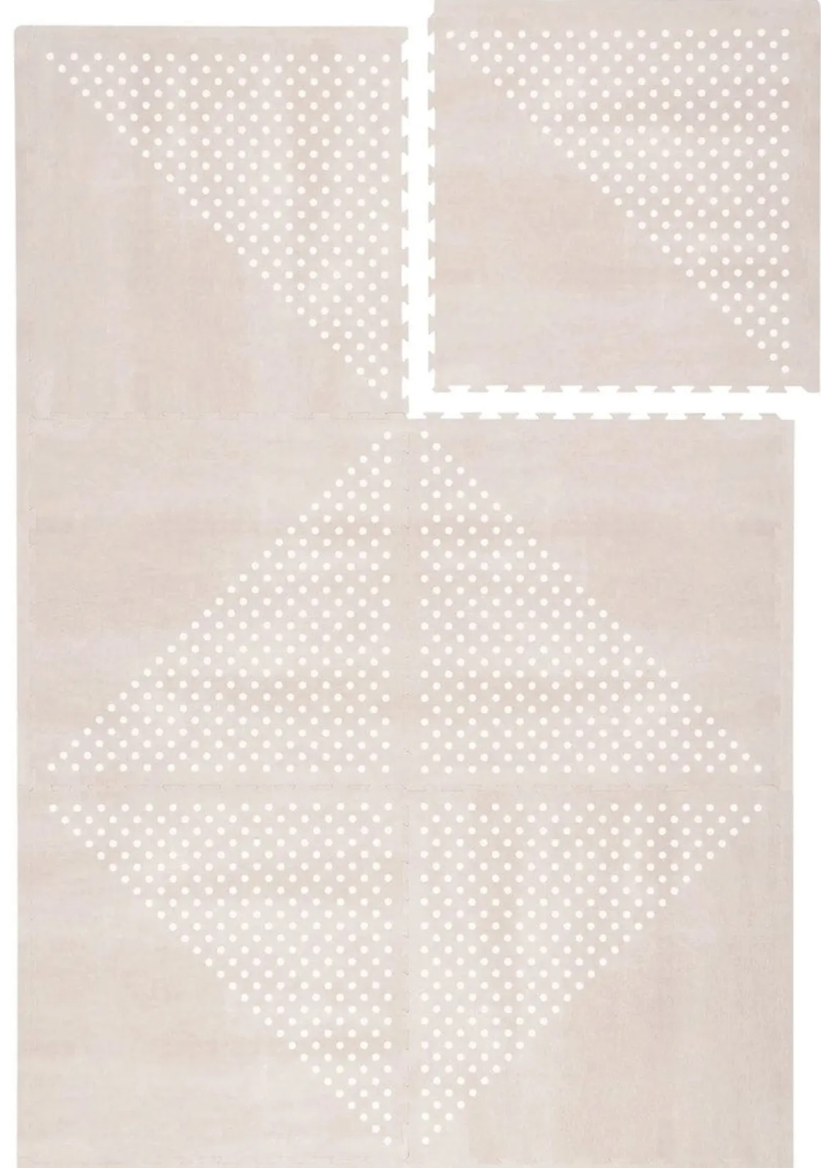 Toddlekind Printed Foam Puzzle Playmat - Earth - Clay