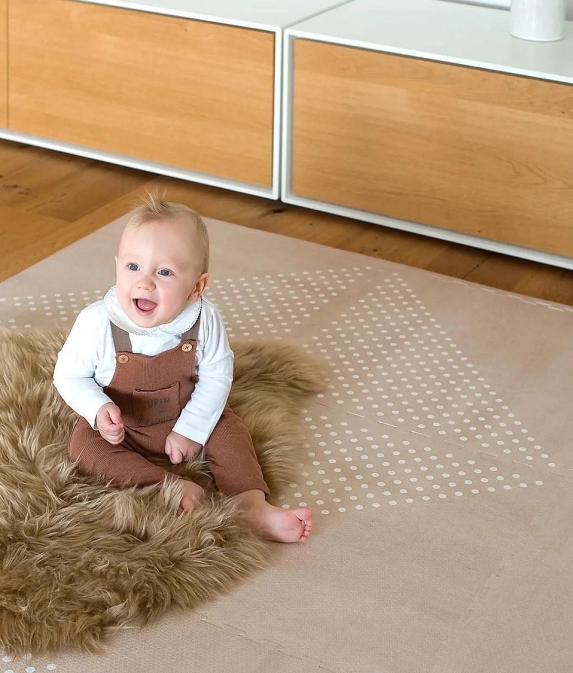 Toddlekind Printed Foam Puzzle Playmat - Earth - Clay