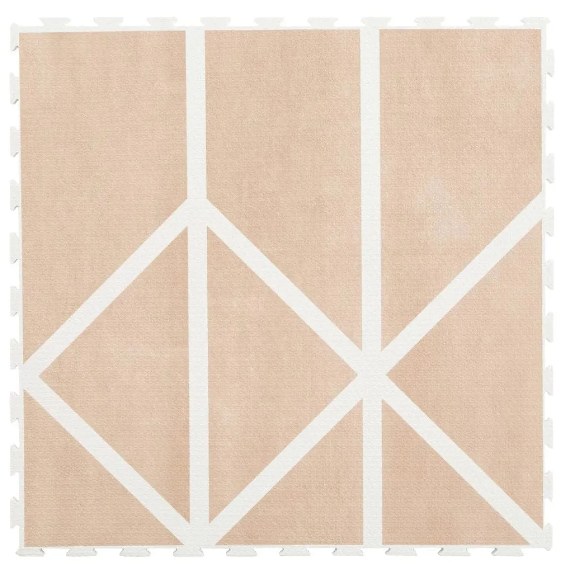 Toddlekind Printed Foam Puzzle Playmat - Nordic - Clay