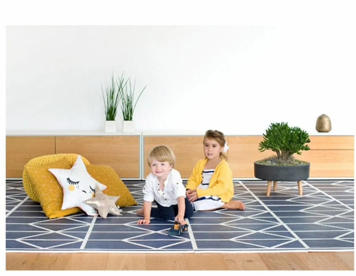 Toddlekind Printed Foam Puzzle Playmat - Nordic - Petroleum