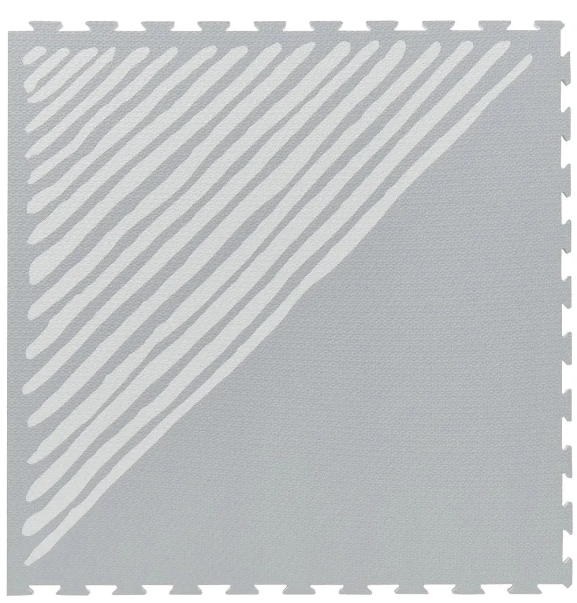 Toddlekind Printed Foam Puzzle Playmat - Sandy Lines - Stone