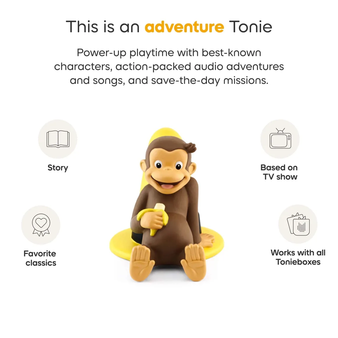 Tonies Curious George Audio Character (3y+)