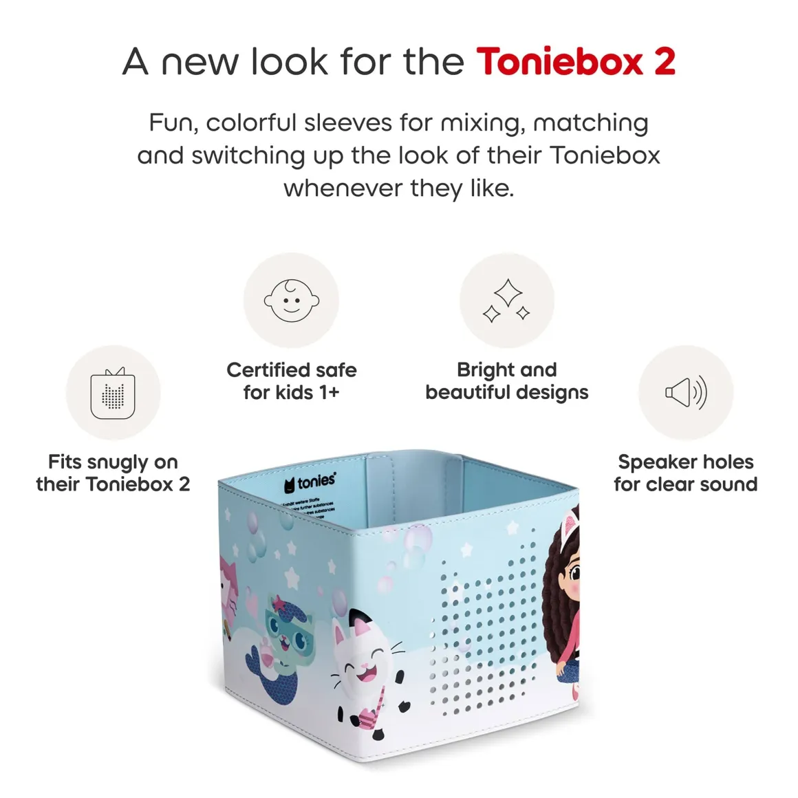 Tonies Toniebox 2 Sleeve - Gabby's Dollhouse
