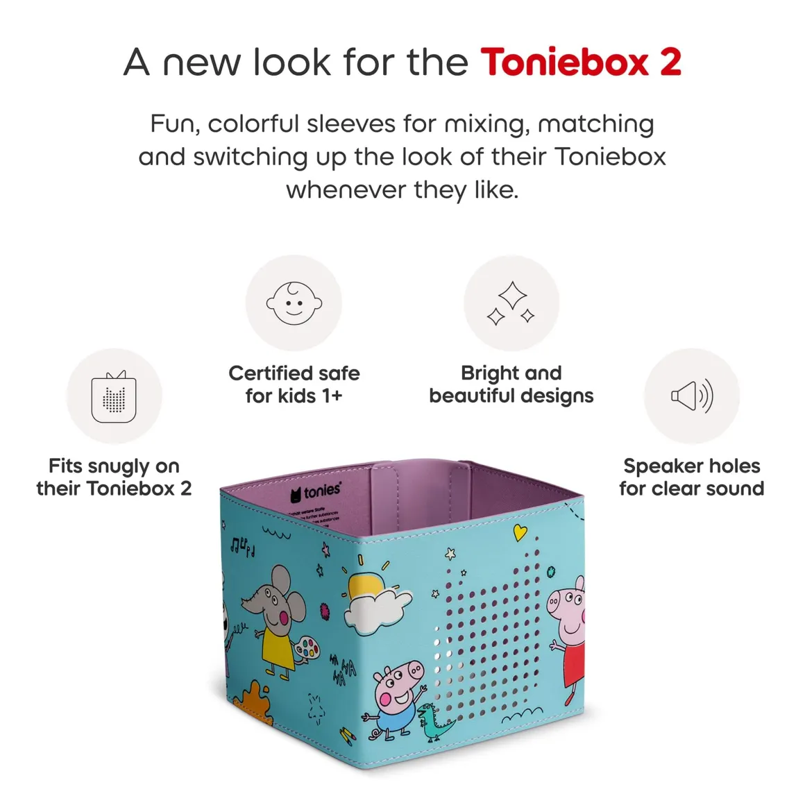 Tonies Toniebox 2 Sleeve - Peppa Pig