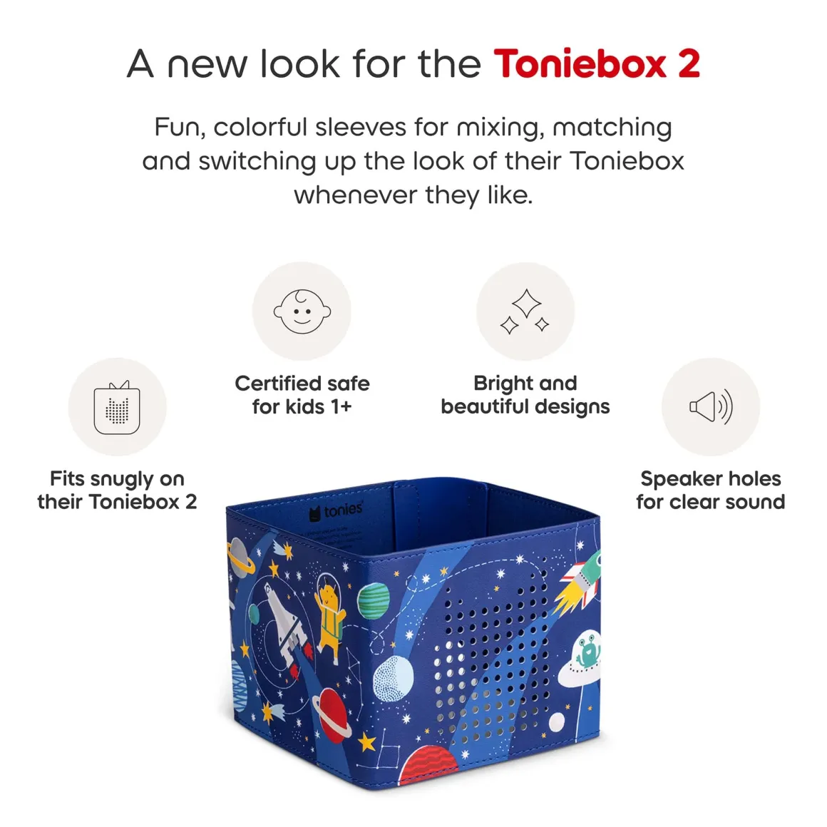 Tonies Toniebox 2 Sleeve - Space