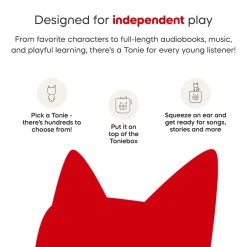 Tonies Toniebox 2 Starter Set - Playtime Puppy (Sunset Red)
