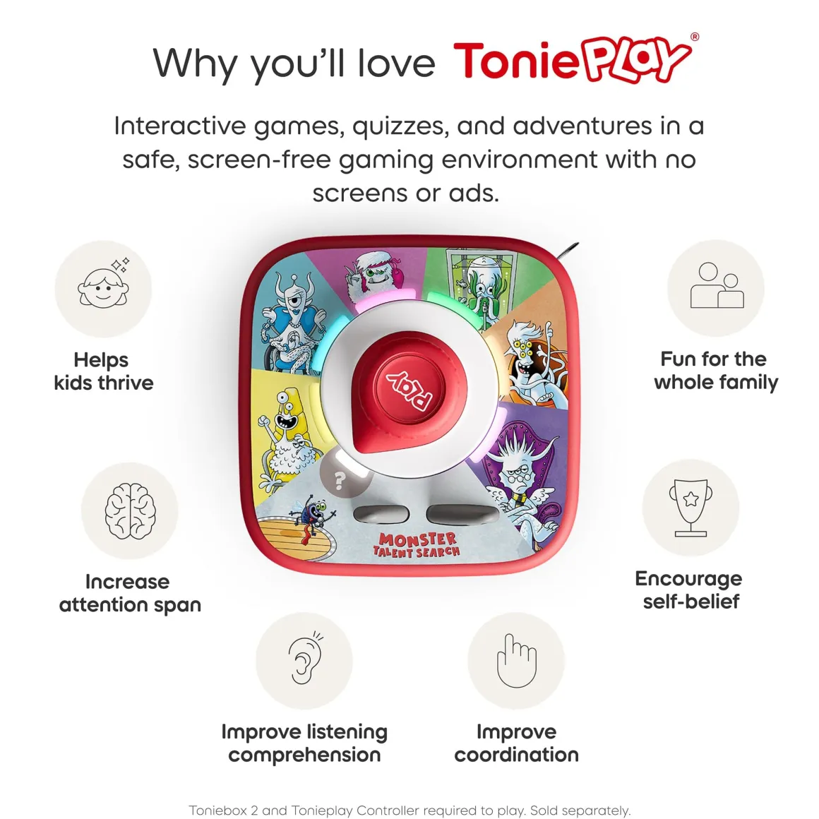 Tonies Tonieplay Game - Monster Talent Search