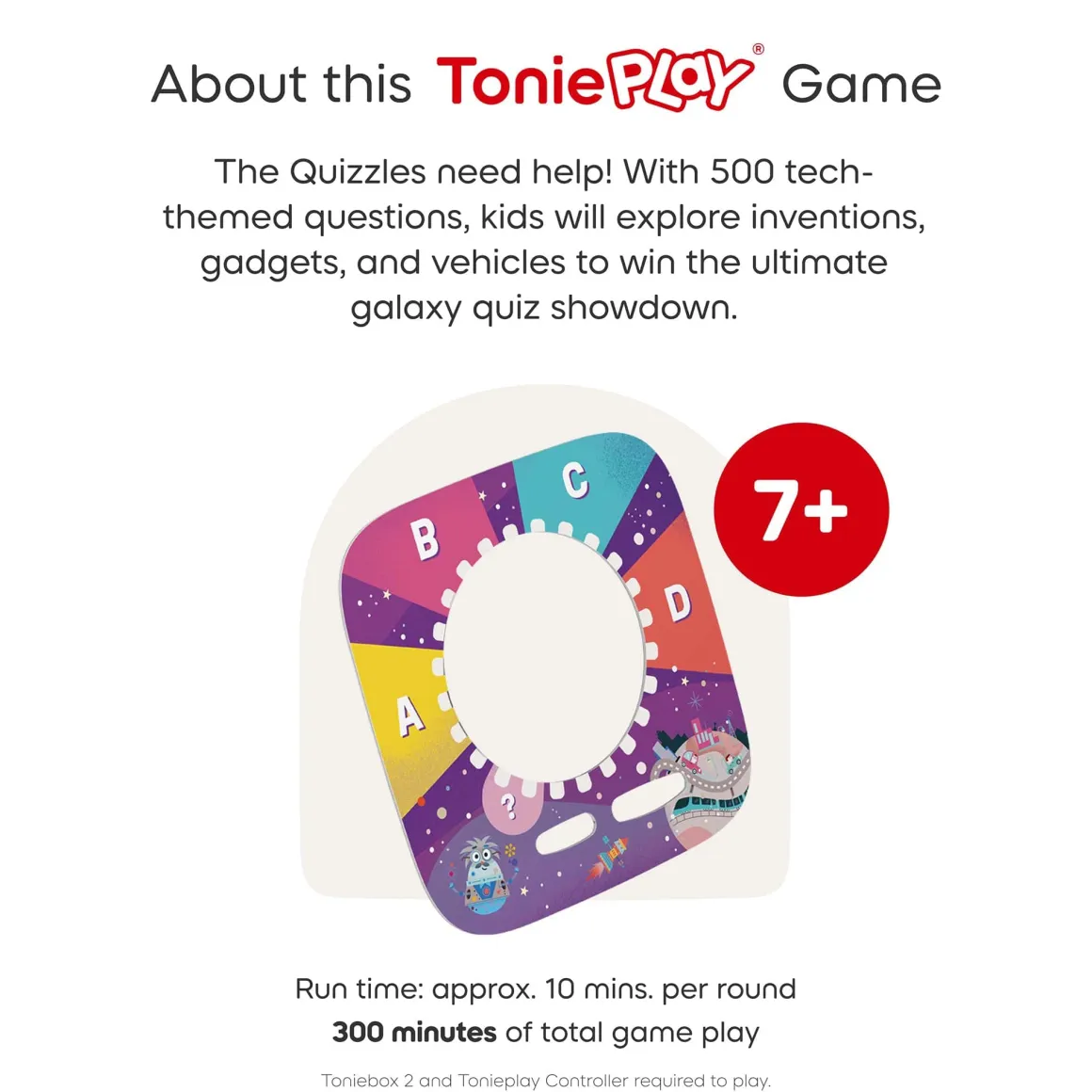 Tonies Tonieplay Game - The Quizzles: All About Technology