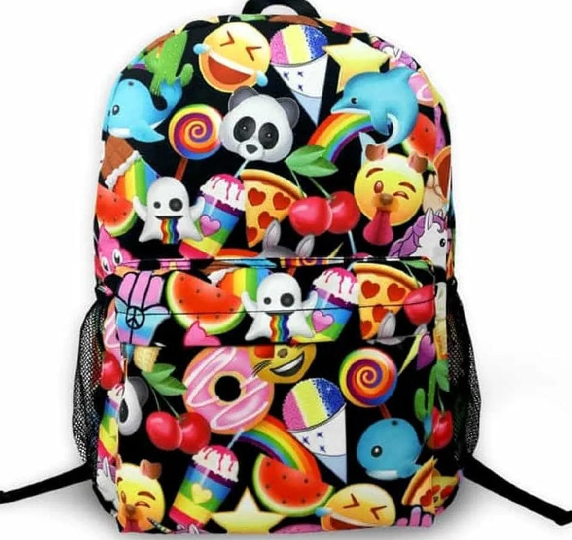 Top Trenz 2 Zipper Kid Backpack - 'Moji-Nation