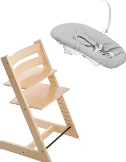 Tripp Trapp Chair + Newborn Set (One Box) - Natural