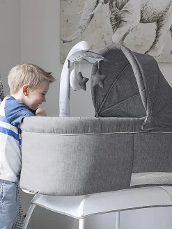TruBliss Deluxe Bassinet - Stonewash