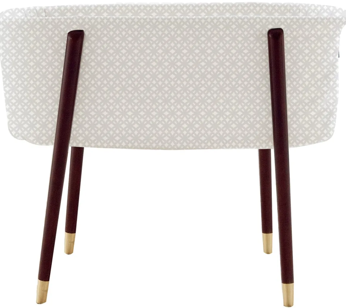 TruBliss Sova Bassinet - Grey Lily