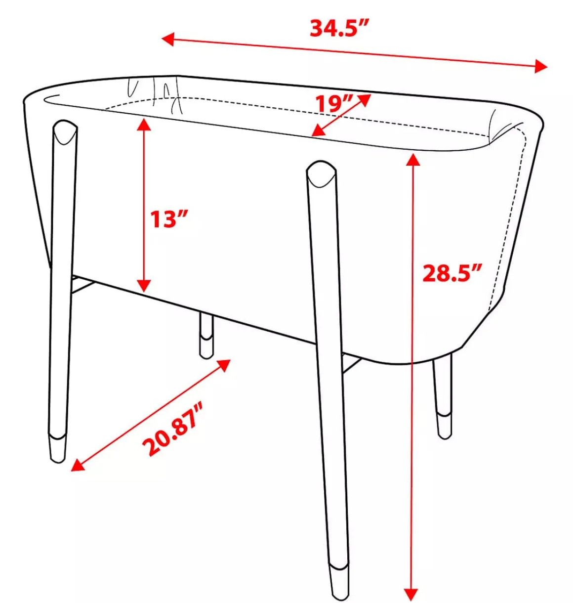 TruBliss Sova Bassinet - Grey Lily