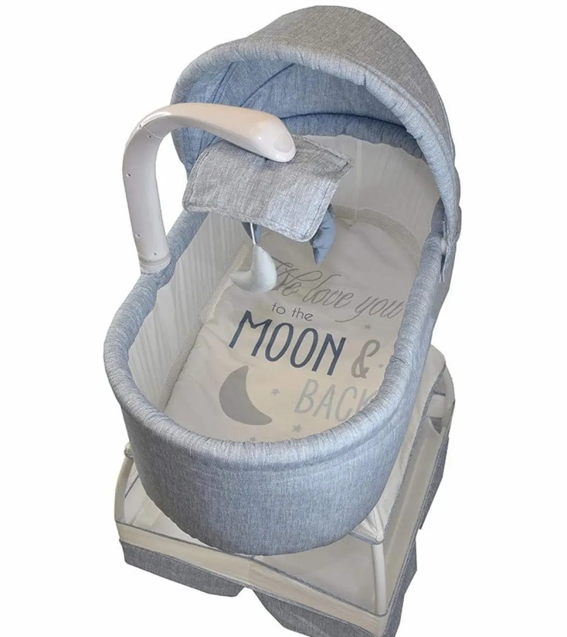 TruBliss Sweetli Deluxe Bassinet - Chambray