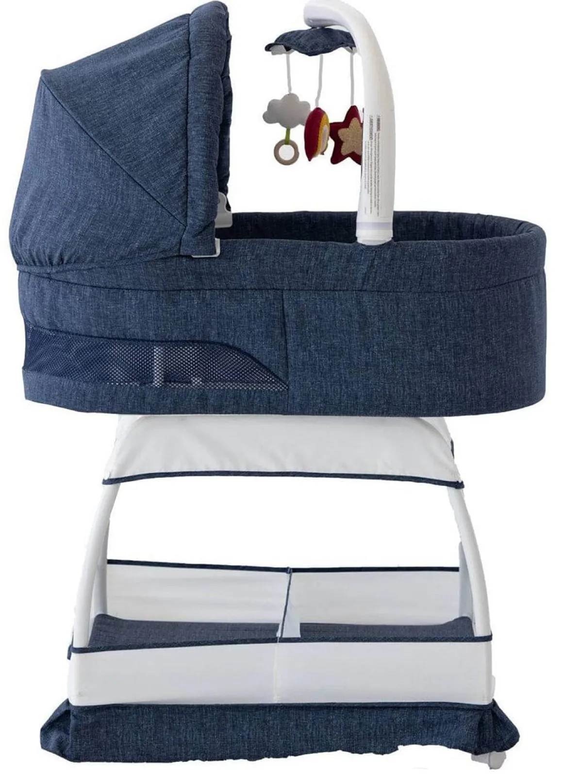 TruBliss Sweetli Nurture Bassinet - Denim Melange