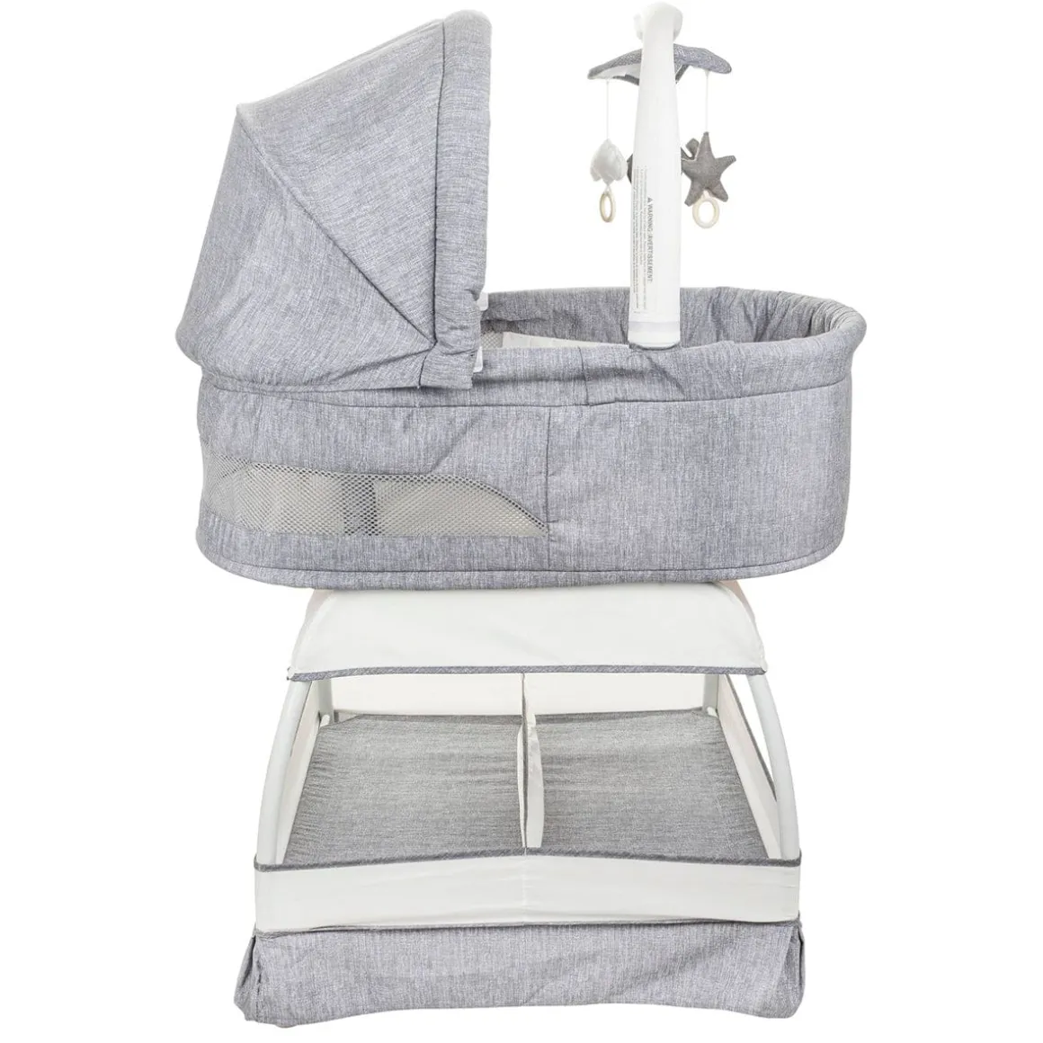 TruBliss Sweetli Nurture Bassinet - Grey Melange