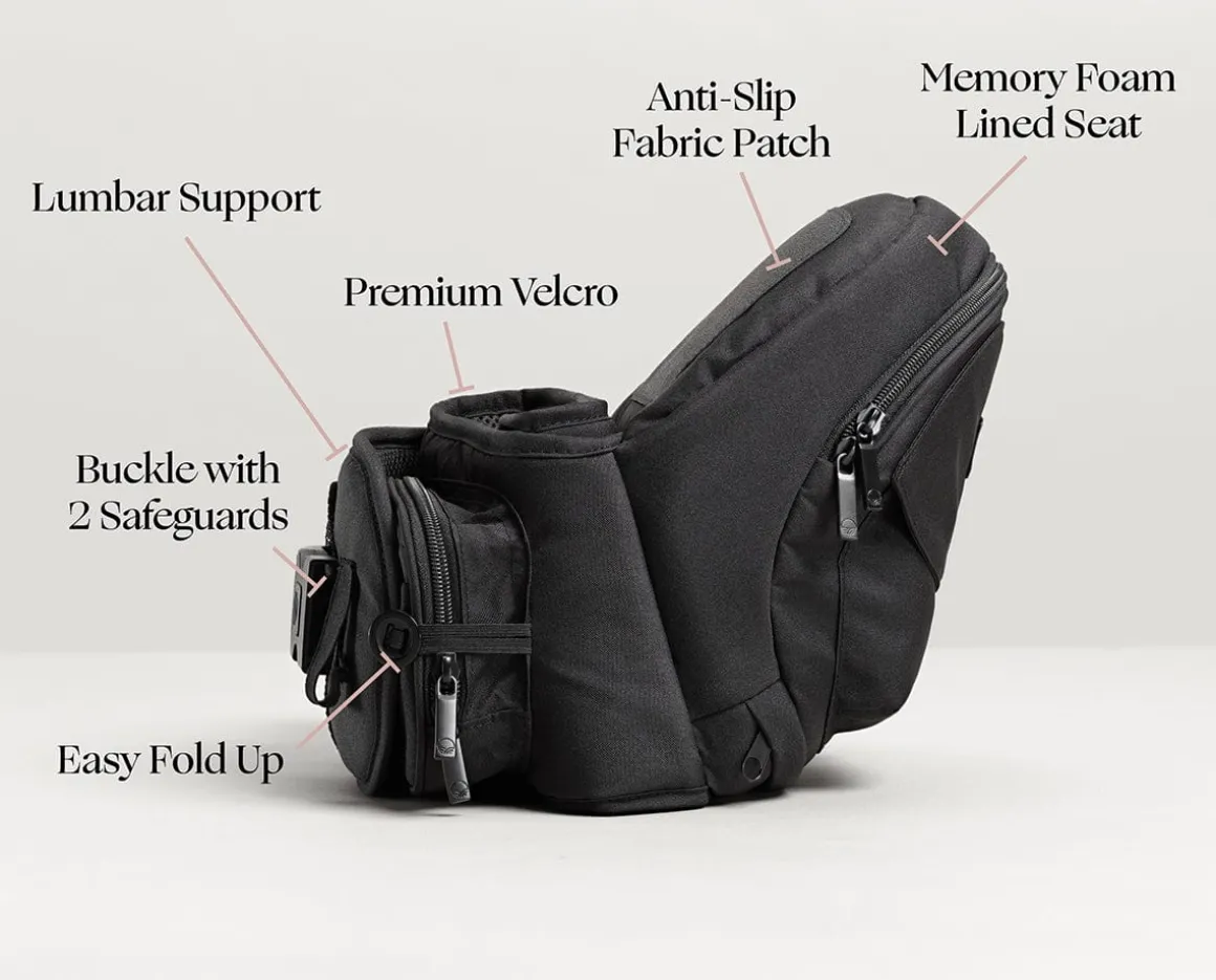 Tushbaby Hip Seat Carrier - Black