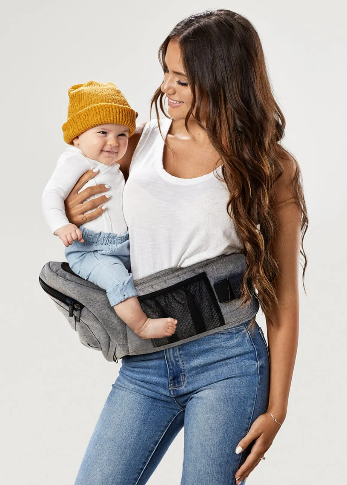 Tushbaby Hip Seat Carrier - Grey