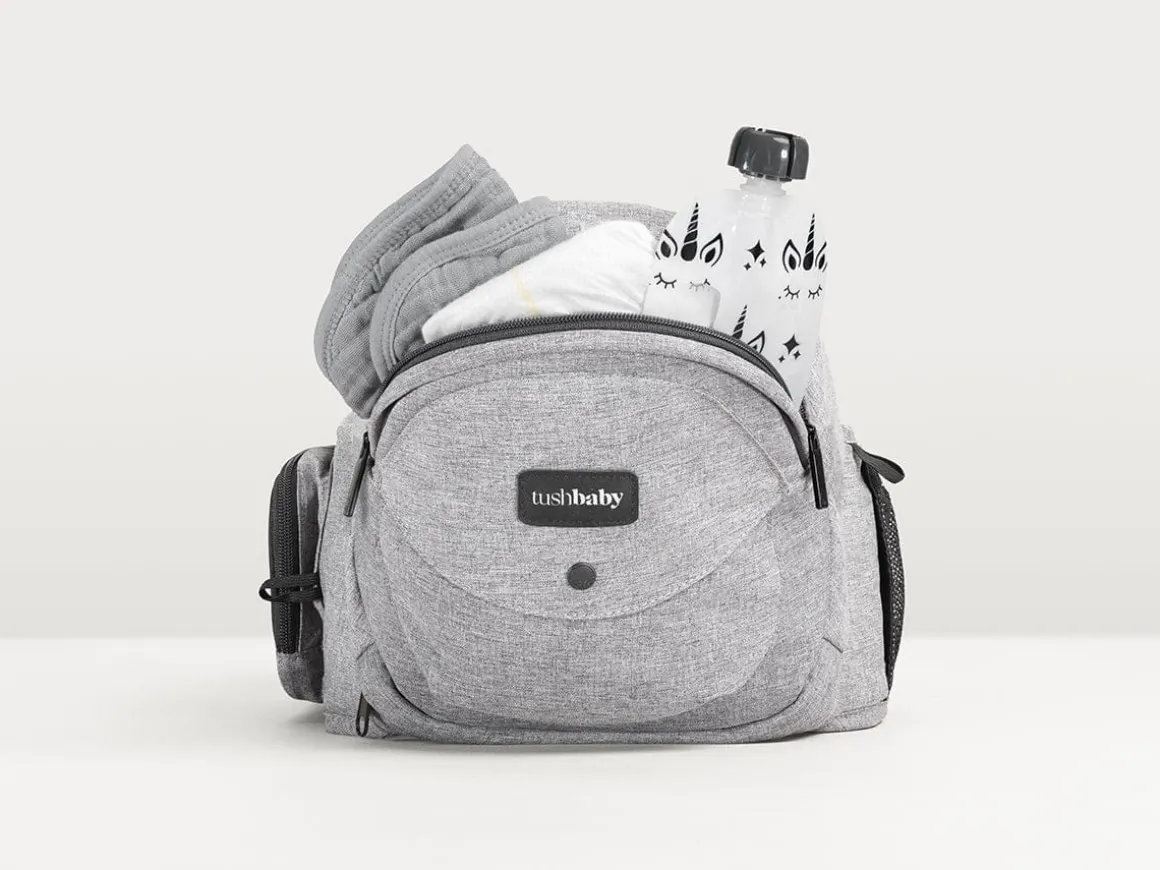 Tushbaby Hip Seat Carrier - Grey