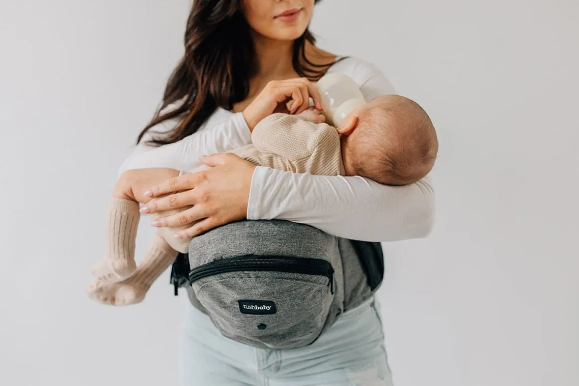 Tushbaby Hip Seat Carrier - Grey