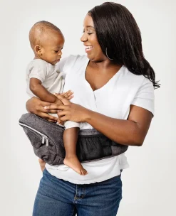 Tushbaby Travel Lite Hip Seat Carrier - Charcoal