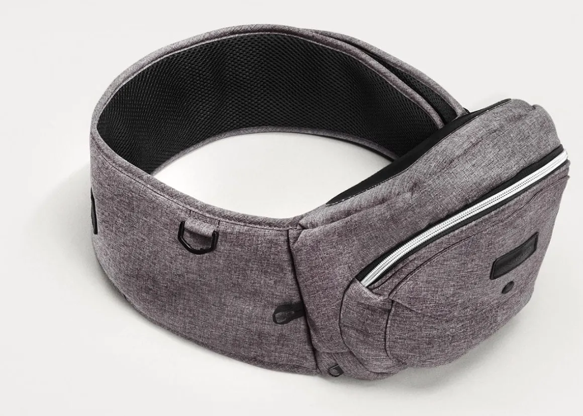 Tushbaby Travel Lite Hip Seat Carrier - Charcoal